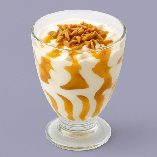 Salted Caramerl-Becher im Glas