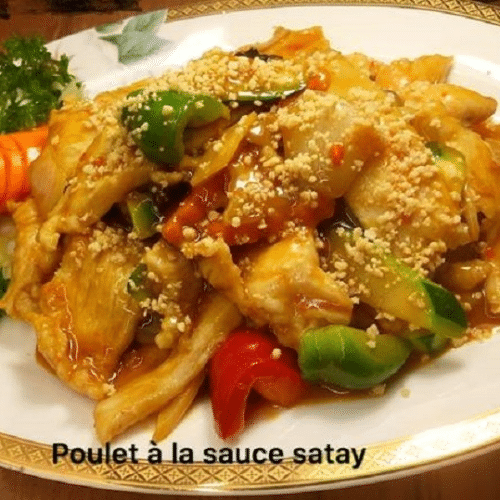 23. Poulet à la sauce satay
