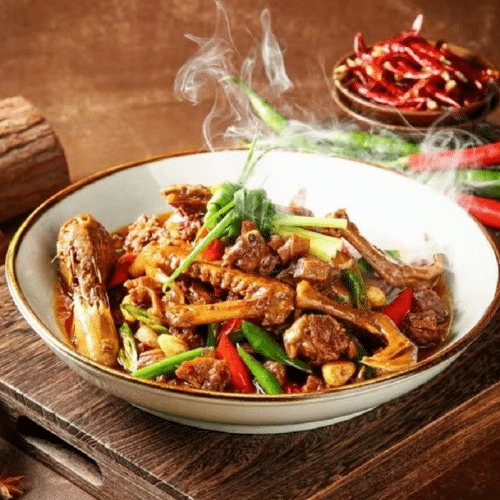 C3. Canard sauté biere Qing Tao