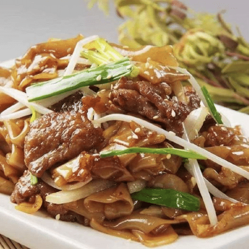 Pâtes de riz sauté