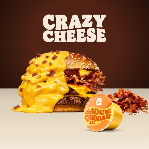 Crazy Cheese BBQ Double Menu + Pod & Bac. Fl.