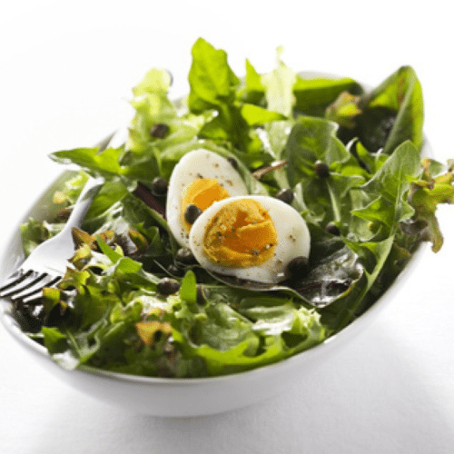 Nüsslisalat mit ohne Speck