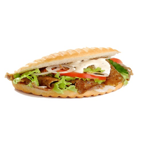 Sandwich kebab cheese