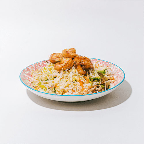 Riz sauté aux Crevettes