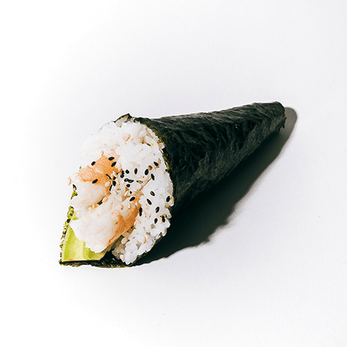 Temaki Crevette Avocat Menthe (1 pièce)