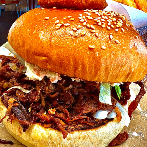 Pulled Beef BBQ Burger