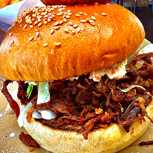 Pulled Pork BBQ Burger