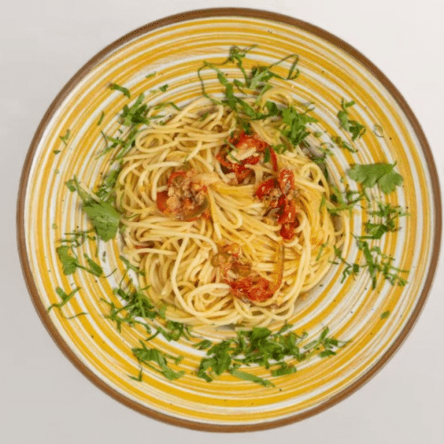 Spaghetti Can Agilo Olio Es Peperoncino