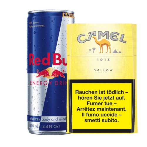 Camel Yellow Soft Filters & Red Bull (20 Stück)
