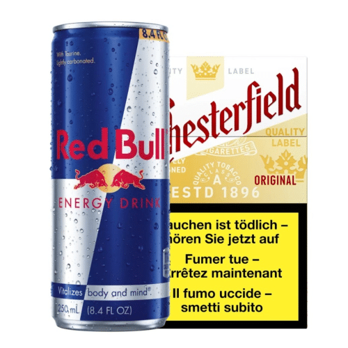 Chesterfield Original Box & Red Bull (20 Stück)