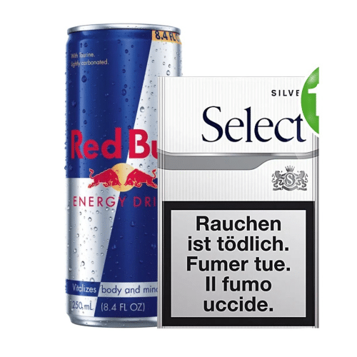 Select Silver & Red Bull (20 Stück)