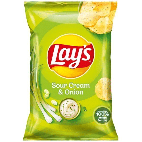 Lays Chips Sour Cream & Onion (150g)