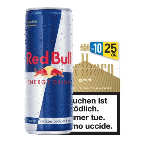 Marlbro Gold Big Pack & Red Bull (25 Stück)