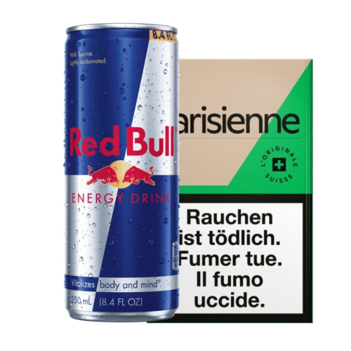 Parisienne Green Box & Red Bull (20 Stück)