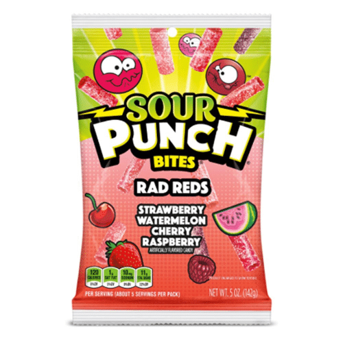 Sour Punch Bites Rad Red (142g)