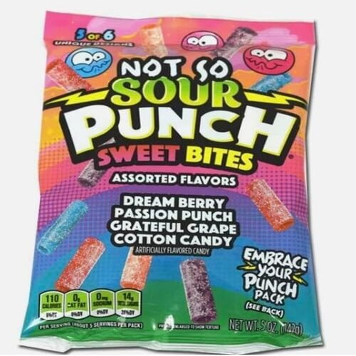 Sour Punch Sweet Bites Assorted Flavour (105g)