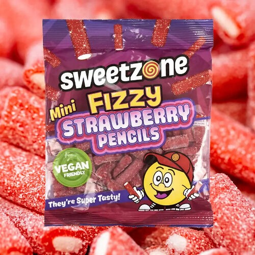 Sweetzone Strawberry Pencils (180g)