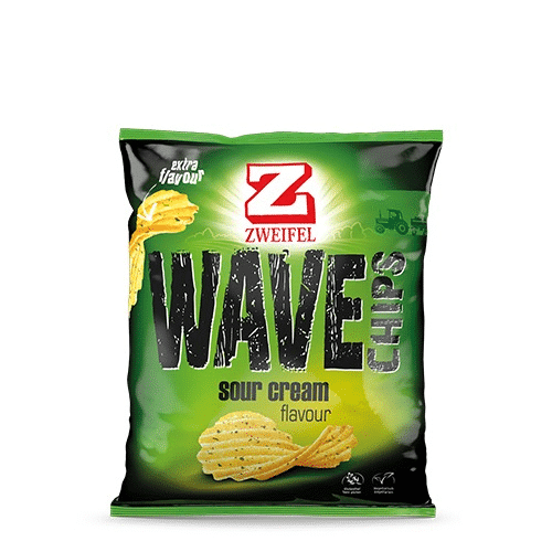 Zweifel Chips Wave Sour Cream (120g)