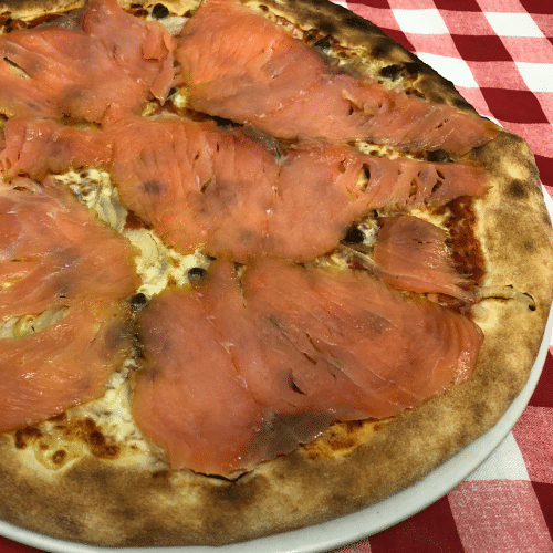 Pizza Saumon
