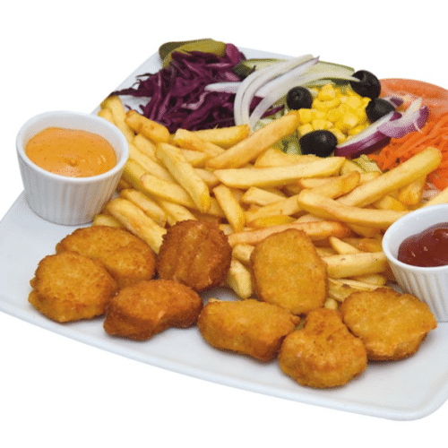 Chicken Nuggets (7 Stück) Teller