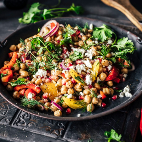 Kichererbsen Salat