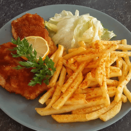 Paniertes Pouletschnitzel