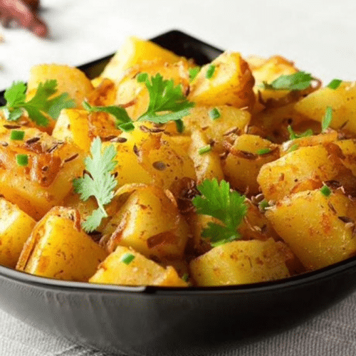 L'assiette patates en cube