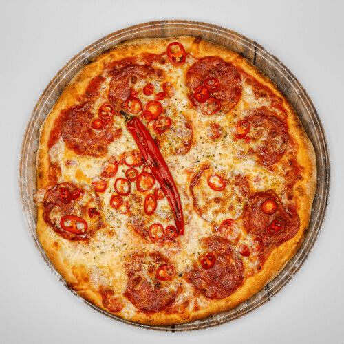 Pizza a la Diavola (sehr scharf)