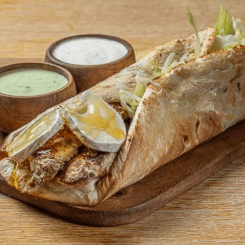 Naanwich chèvre miel