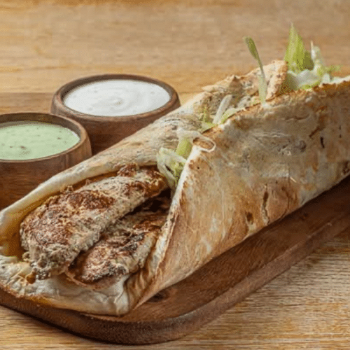 Naanwich malaï tikka