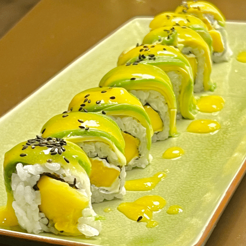Mango Yuzu Roll (8 Stück, vegetarisch)