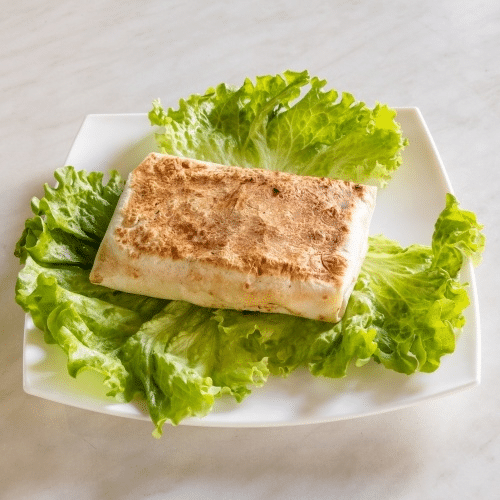 Pouletspiess im Brot