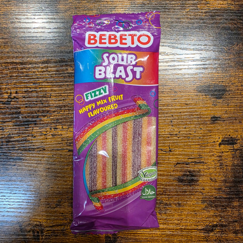 Bebeto Sour Blast Happy Mix Fruit Fizzy Flavour