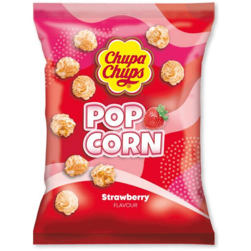 Chupa Chups Pop Corn Strawberry