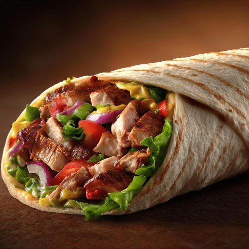 Fajita mit Crevetten