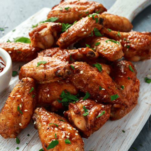 Gewürzte Poulet-Sticks