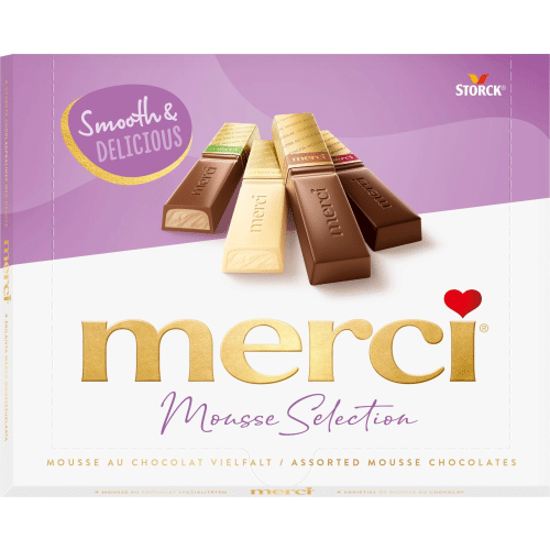 merci Finest Selection Mousse au Chocolat Vielfalt