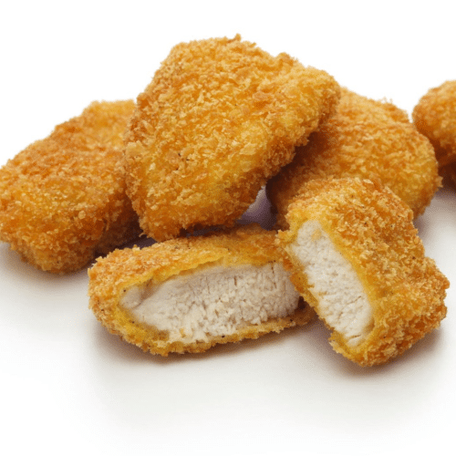 Pangasius-Nuggets mit Pommes Frites