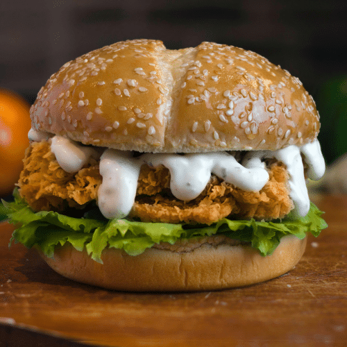 Spicy Crunchy Chicken Burger