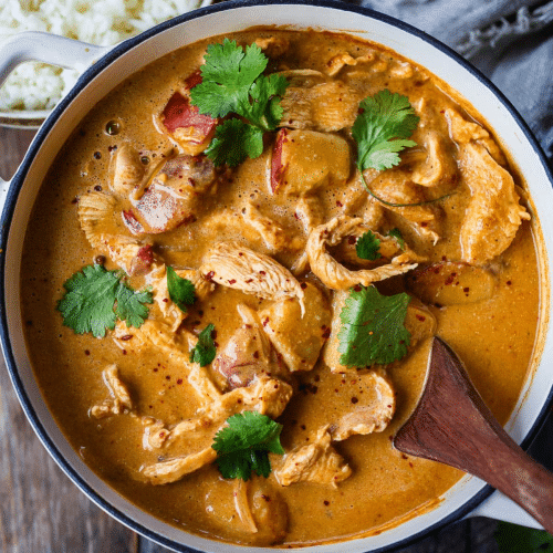 Thai Massaman Curry mit Crevetten
