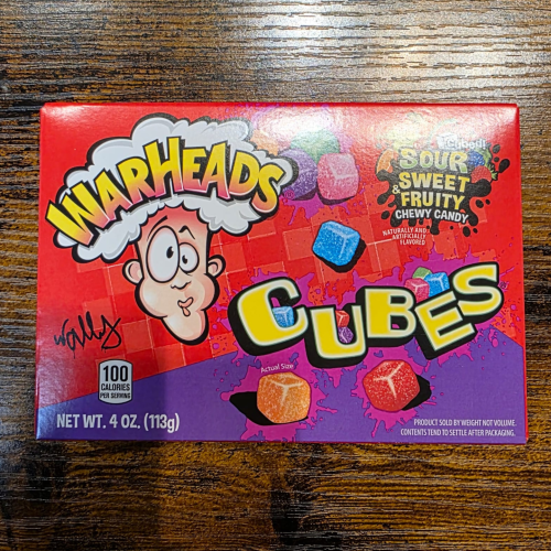 Warheads Cubes - Sour, Sweet & Fruity
