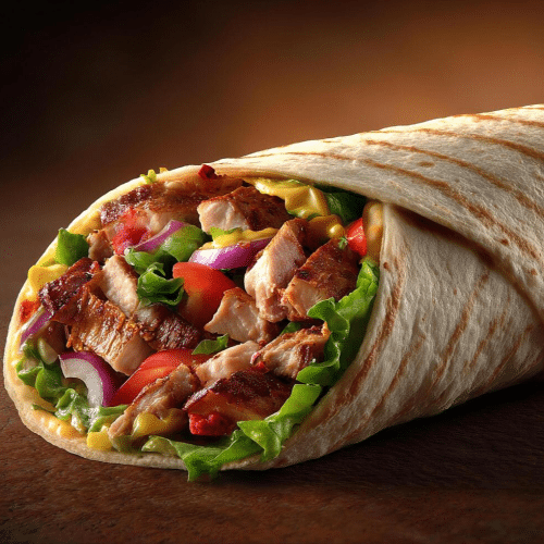 Wrap mit panierten Poulet-Mini-Filets