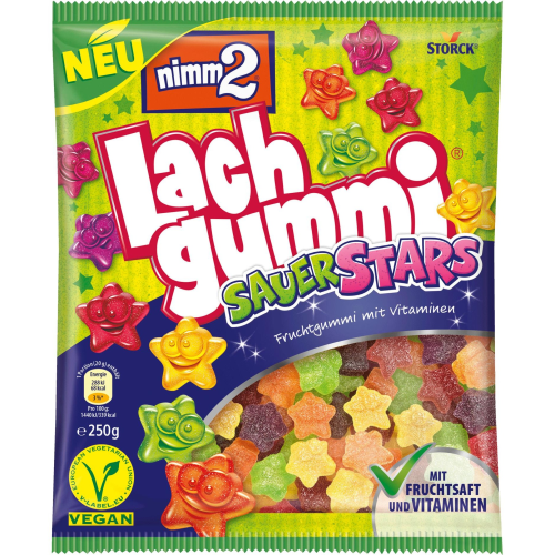 Nimm2 Lachgummi Sauer Stars (250g)