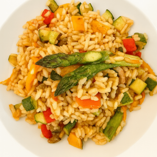 Gemüse-Ckashew-Risotto (vegan)