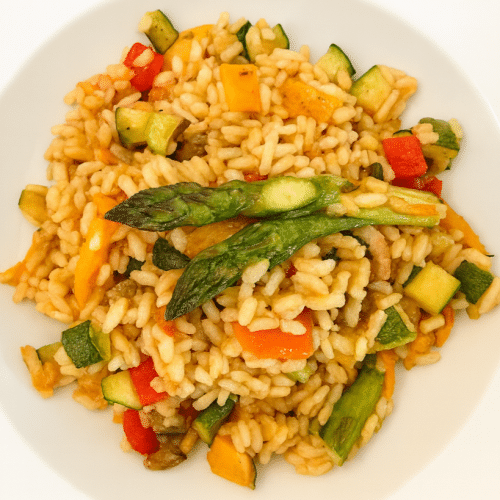 Gemüse-Parmesan-Risotto