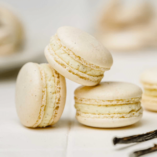 Macaron à la vanille