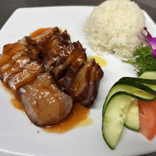 76.Gegrilltes Schweinefleisch 叉烧饭