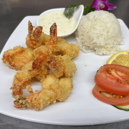 77.Tempura Crevetten mit Teig