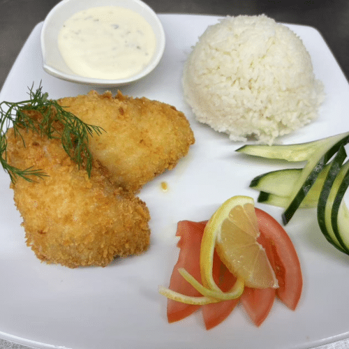 78.Tempura Pangasiusfilets im Teig