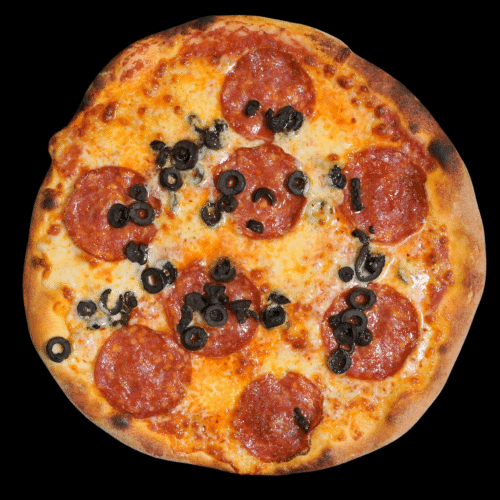 Pizza Salami (scharf)